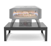 cozze® Elevador para Horno de Pizza - Accesorio Estable para Pizza para la Cocina Exterior - Soporte ergonómico de Acero con Recubrimiento en Polvo - Soporta hasta 80 kg - 20 x 60 x 60 cm