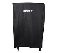 Cozze® Funda protectora para mesa exterior con horno pizza 13/17” o E200/E300/Plancha G-500 - Oxford 600D, resistente a la intemperie y a rayos UV, negra, 60x73x106 cm