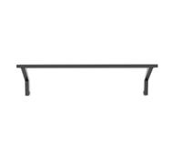 Cozze® LED Rack 90 para Back Grid 90 - Soporte para Tira LED, Accesorio para Cocina Exterior y Barbacoa, Aluminio y Acero Negro, 90 x 23,5 x 24,5 cm