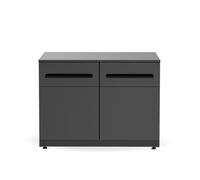 cozze® Módulo bajo para Cocina Exterior - Mueble Universal para Barbacoa - Acero galvanizado con encimera Resistente al Calor - 68x90x60 cm