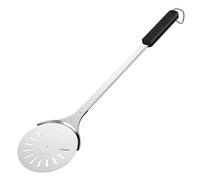Cozze® Pala para pizza giratoria Ø18x76 cm - Acero inoxidable resistente al calor - Mango largo para hornos calientes - Fácil de limpiar