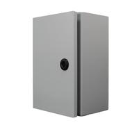 CP - Armario de distribución (metal, IP54, incluye placa de montaje galvanizada, montaje en pared, con junta especial de espuma, 20 x 30 x 15 cm)