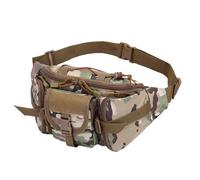 (CP Camouflage)Outdoor Sports Waterproof Waist Bag Stylish Multi-Purpose Cross-body Fanny Pack for Hiking Running
