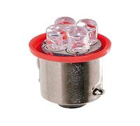 CP Lámpara 4 24 V rojos LED BA9S)