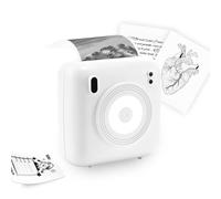 CP2 Mini Printer - Impresora térmica portátil, impresora de bolsillo Bluetooth, impresora pequeña, para aprendizaje escolar, etiqueta en casa, lista de oficina y manualidades, impresión de documentos