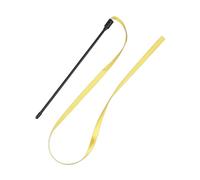 CPAOWEHF 10 varitas para gatos, tiras de color de doble cara, juguete interactivo para gatos perseguidos, herramienta de entrenamiento de gatos divertidos