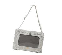 CPAOWEHF Bolso bandolera transparente Itabag de moda con diseño de anime, para mujeres y niñas, regalos, White, One Size