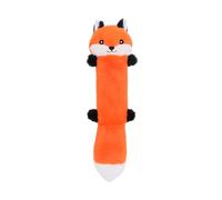 CPAOWEHF Juguete para cachorros y razas pequeñas chirriante con cola larga de peluche para tirar de la guerra, juguete masticable para perros