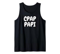 CPAP Papi Funny Sleep Apnea Breathing Machine Design for Men Camiseta sin Mangas