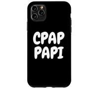 CPAP Papi Funny Sleep Apnea Breathing Machine Design for Men Carcasa para iPhone 11 Pro MAX