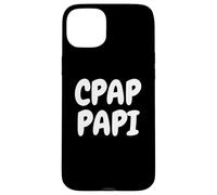 CPAP Papi Funny Sleep Apnea Breathing Machine Design for Men Carcasa para iPhone 15 Plus