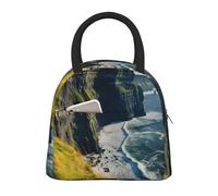 CPAQasg Ireland Outdoors County Clare The Cliffs - Bolsa de almuerzo con aislamiento térmico para comida, trabajo, escuela, picnic, viajes, rutina diaria
