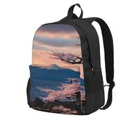 Cpaqasg Japan Mount Fuji - Mochila impermeable para adultos, gran capacidad, para viajes, trabajo, viajes, uso diario al aire libre