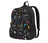 CPAQasg Math Formula Print - Bolsa unisex de gran capacidad, resistente al agua, para senderismo, viajes, camping, viajes