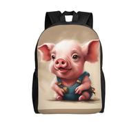 Cpaqasg Naughty Pig Baby Print - Mochila impermeable de gran capacidad para adultos, elegante, ligera, para senderismo o desplazamientos