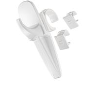 cpba germany Ganchos universales para toalleros electricos de baño - color blanco - conjunto de 5 pcs.