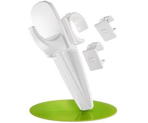 cpba germany Ganchos universales para toalleros electricos de baño - color blanco - conjunto de 5 pcs.