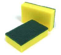 CPD 77998CP - Estropajo de espuma múltiple, color amarillo y verde