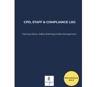 CPD, Staff & Compliance Log for Dog Businesses: UK Animal Welfare Licensing Ledger: Training Matrix, 14-Point Risk Sign-Offs, Safety Briefing Records ... (Bluebell Professional Dog Care Series)
