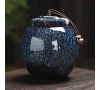 CPDDNGZMKK Memoriales para Mascotas Cerámica Cenizas Urna Titular Pet Memorial Funeral Cenizas Tarro Urna para Cremación Humana Recuerdo PAL Ataúd Caja funeraria(4)