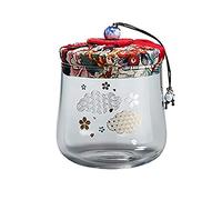 CPDDNGZMKK Memoriales para Mascotas Memorial Urnas Funerarias Urnas Cremación Adultos Niños Urna Mascotas Tienda Vidrio Una Pequeña Cantidad Cenizas Humanas Caja funeraria(2)