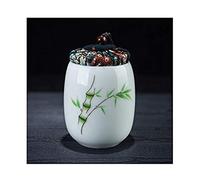 CPDDNGZMKK Memoriales para Mascotas Mini Urnas Urna Funeraria para Adultos Urnas De Cremación A Prueba De Humedad con Sello De Cerámica Caja funeraria(1)