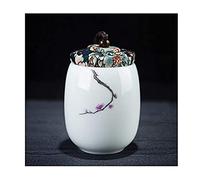 CPDDNGZMKK Memoriales para Mascotas Mini Urnas Urna Funeraria para Adultos Urnas De Cremación A Prueba De Humedad con Sello De Cerámica Caja funeraria(2)