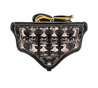 CPDDNGZMKK Moto Luz de Freno Luz De Freno Trasera Integrada Para Motocicleta Para FZ6 Para 600 FZ600 FZ6-S2 Intermitente Accesorios Para(Style2 smoke)