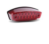 CPDDNGZMKK Moto Luz de Freno Luz De Matrícula Trasera 15 Freno Integrada Alta Baja Roja Para Banshee Para Polaris Kymco Motocicleta Moto Cross ATV Quad(1pc Red Lens)