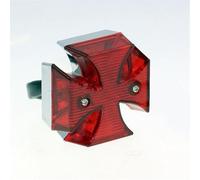 CPDDNGZMKK Moto Luz de Freno Luz Trasera De Freno Para Motocicleta, Lente Roja, 12 V, Para Cafe Racer Cross Maltese