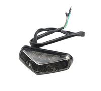 CPDDNGZMKK Moto Luz de Freno Luz Trasera Para Matrícula De Motocicleta, Lámpara Freno Para Guardabarros Trasero, Para Moto Cross, 12V(Smoke)