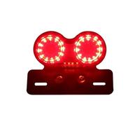 CPDDNGZMKK Moto Luz de Freno Luz Trasera Universal Para Motocicleta, De Freno Y Parada, Luces Matrícula, Indicadores Señal Giro(Red)