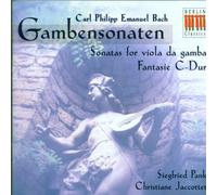 CPE Bach: Viola da gamba Sonatas