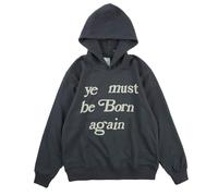 cpfm.xyz Hoodie Hombre Ye Must Be Born Again Algodón Sudadera con Capucha BL M