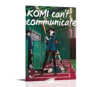 CPFSCWZP Komi Can't Communicate - Lienzo decorativo para pared, diseño de anime y maravilloso, 60 x 90 cm, estilo marco