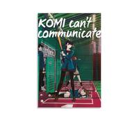 CPFSCWZP Komi Can't Communicate - Póster decorativo de anime y maravilloso anime para pared, pintura decorativa para dormitorio, 30 x 45 cm, estilo sin marco