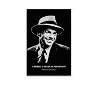 CPFSCWZP Póster decorativo de Frank Sinatra Great Singer para álbum de música vintage, arte de pared, pintura decorativa para dormitorio, 60 x 90 cm, estilo sin marco