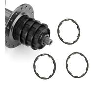 CPJJ 3 unidad Espaciador de Cassette Shimano, Espaciador de Cassette, Aleación de Aluminio, 1Mm, 1,5 Mm, 1.85Mm, Cubo de Volante de Bicicleta, Espaciador, Junta de Arandela