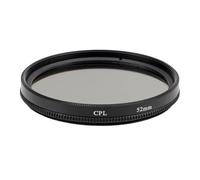 CPL - Filtro Circular Digital (52 mm, Filtro de Polo Circular, Filtro CPL, Filtro CPL)