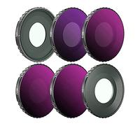 CPL/UV/ND8/16/32/64 juego de filtros compatibles con DJI Osmo Action3 filtro de lente de cámara, filtro de polarizadores circulares CPL protección UV, filtro de lente de cámara variable ND impermeable