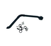 Cpolebev 1/10 RC Crawler Snorkel De Nylon Negro para Trx4 D110 D90 Cáscara del Coche Cuerpo