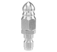 Cpolebev 1/4 de Pulgada 5000 PSI Alcantarilla Boquilla de Chorro Chorro de Drenaje de PresióN Boquilla de la Manguera para Conector RáPido de Lavadora de PresióN 1/4