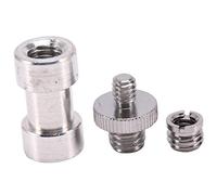 Cpolebev 1/4 Pulgada 3/8 Pulgada Tornillos De Trípode A Base De Lampara Adaptador De Soporte De Cámara De Paraguas