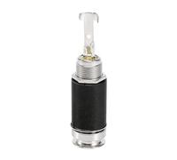 Cpolebev 1/4 Pulgadas 6.35Mm Guitarra EléCtrica AcúStica Bass Salida Jack Correa BotóN Pin Final Plug Enchufe Cilindro EstéReo