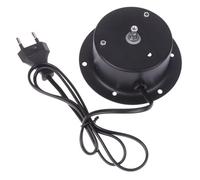 Cpolebev 1,5 RPM Motor Giratorio con Enchufe para Colgar Espejo de Cristal Disco Ball DJ KTV Partys Luz UE Enchufe