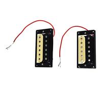 Cpolebev 1 Juego de 2 Pastillas Cebra Humbucker de Doble Bobina Guitarra EléCtrica