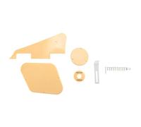 Cpolebev 1 Juego de Tapas de Interruptor de Cavidad de Golpeador Amarillo los Tornillos de Soporte de la Placa del Selector de Recogida Se Ajustan Al Kit de Estilo de Guitarra