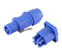 Cpolebev 1 Juego PowerCON Tipo una NAC3FCA + NAC3MPA-1 Conector de Panel de Enchufe de Chasis