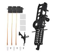 Cpolebev 1 Juego XK K110 ActualizacióN K110S Servo Principal y Placa Servo para XK K110 K110S Piezas de ActualizacióN de HelicóPtero RC