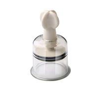 Cpolebev 1 PC Ventosas de Ventosas: Manual Dispositivo de Ventosas de VacíO PortáTil Espesador Masajeador de Cuerpo Completo Masaje ReláJese Ventosas